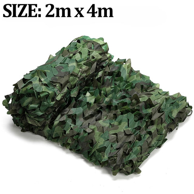 Camouflage Nets Military Army Training Tent Shade Outdoor Camping Hunting Shelter Hide Netting Car Covers Garden Bar Decoration