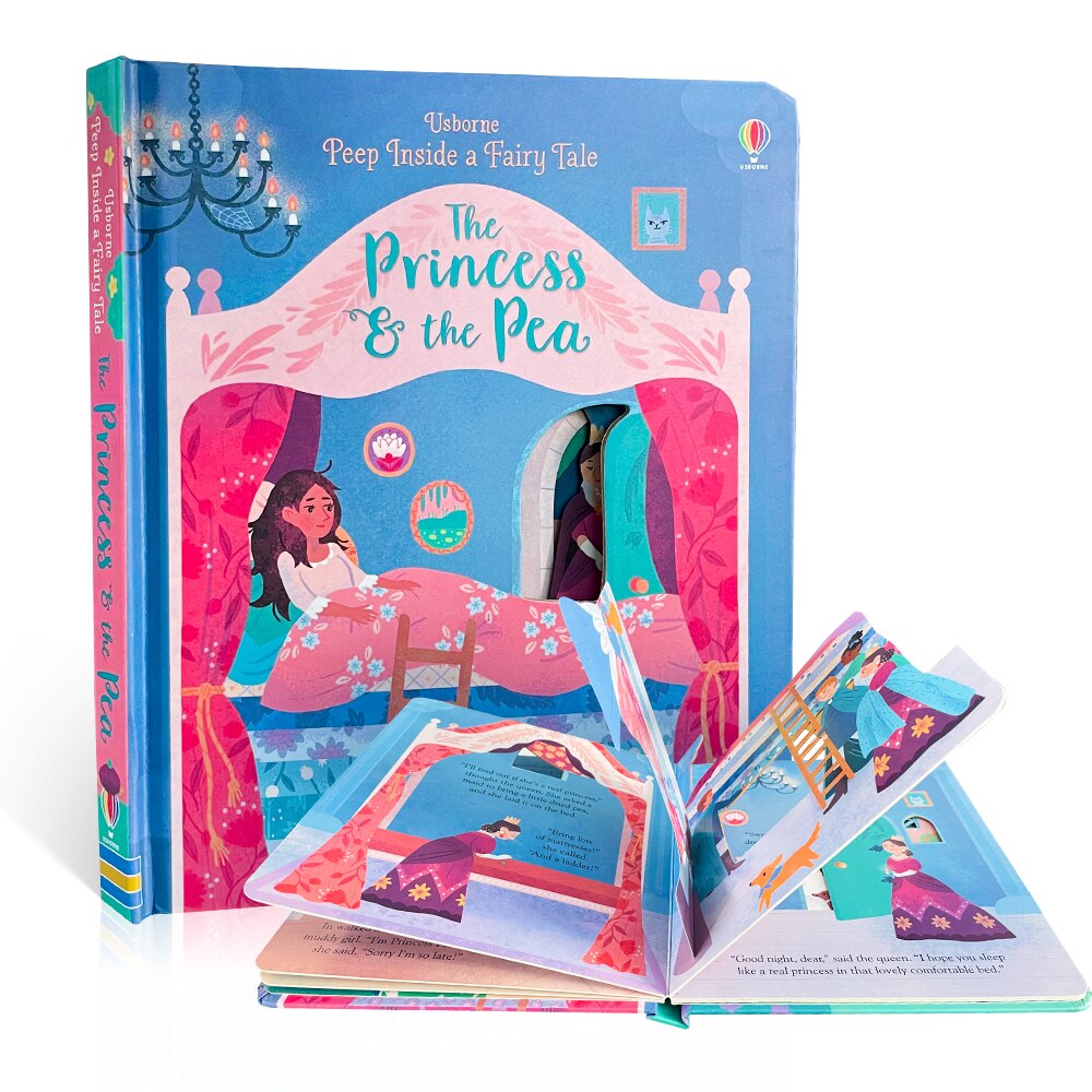 10 Books/set Usborne Peep Inside Fairy Tales Children Books