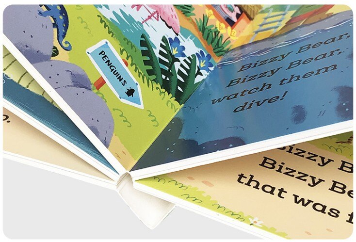 17 books/set Bizzy Bear English board book children early educational picture story flap handle book for 2-6 years kids