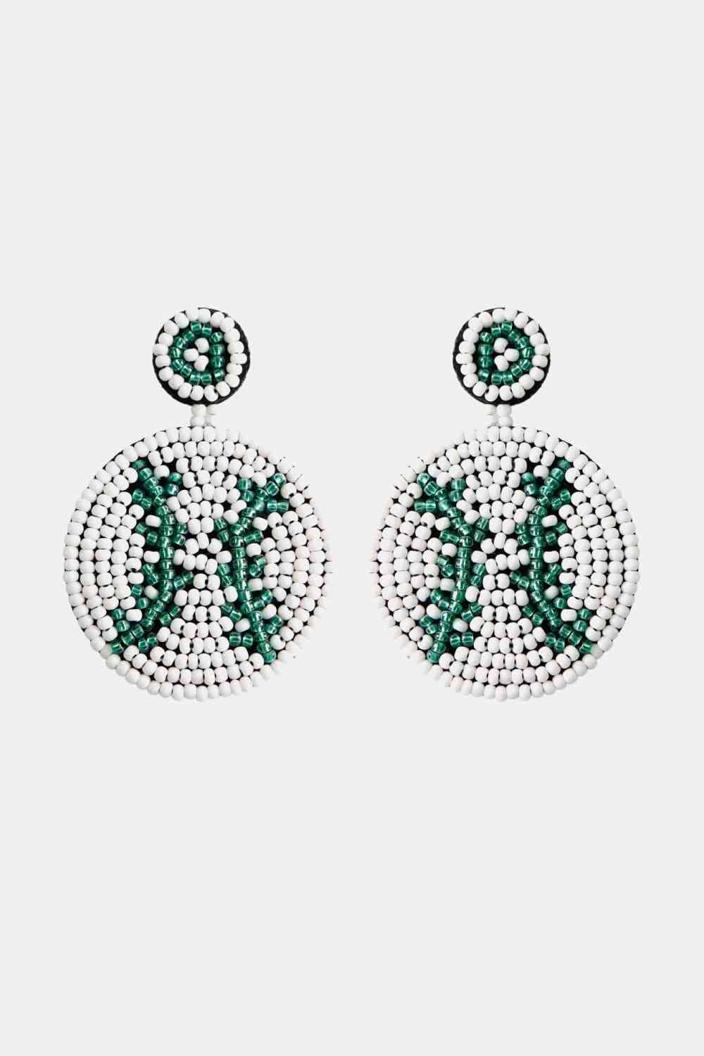 Round Shape Dangle Earrings