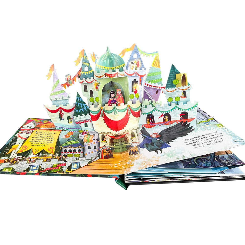 Usborne Pop-Up book Fairy Tales 3D English Book Bedtime Story children's book