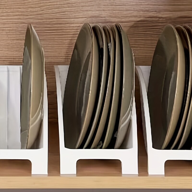 1pc New Plate Drying Rack Kitchen Cabinet Organizer Bowl Pot Lid Stand Dish Shelf Storage Holder Drainer Tray Kitchen Accessorie