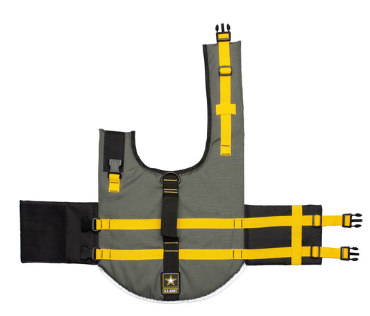 US Army Dog Life Vest - Dark Camo