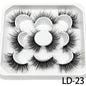 5 Pairs 25mm 3D Mink Lashes Bulk Russian Volume Fluffy Natural False Eyelashes Thick Dramatic Mink Eyelashes Wholesale maquiagem