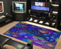 Gaming Room Rug Neon Gamer Carpet Living Room Bedroom Coffee Table Area Rug Home Decor Floor Mat Boys Girls Room Non-slip Mat
