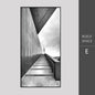 Modern Building Space Black White  Art Canvas Painting  Abstract Style Picture Decoration Poster  For Home Decor Wall Painting