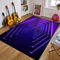 Gaming Room Rug Neon Gamer Carpet Living Room Bedroom Coffee Table Area Rug Home Decor Floor Mat Boys Girls Room Non-slip Mat