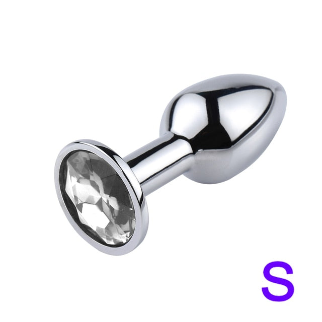 Mini Sexy Jelly Color Metal Anal Plug