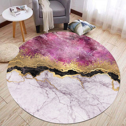 Modern 3d Round Carpet Living Room Decor Rugs Sofa Coffee Table Area Rug Home Decoraction Luxury Bedroom Washable Floor Mats