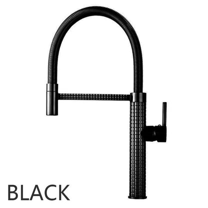 Luxury Kitchen Faucet Gold Brass Faucet for Kitchen Sink Rotatable Drop Down Spring Hot and Cold Water Mixers Tap Accessories