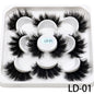 5 Pairs 25mm 3D Mink Lashes Bulk Russian Volume Fluffy Natural False Eyelashes Thick Dramatic Mink Eyelashes Wholesale maquiagem