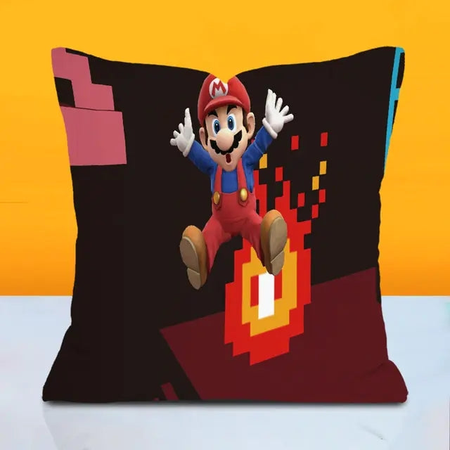 Super Mario Bros Pillow with Cover