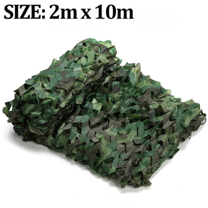 Camouflage Nets Military Army Training Tent Shade Outdoor Camping Hunting Shelter Hide Netting Car Covers Garden Bar Decoration