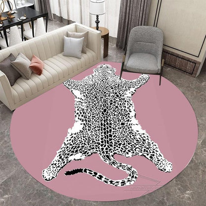 Modern 3d Round Carpet Living Room Decor Rugs Sofa Coffee Table Area Rug Home Decoraction Luxury Bedroom Washable Floor Mats