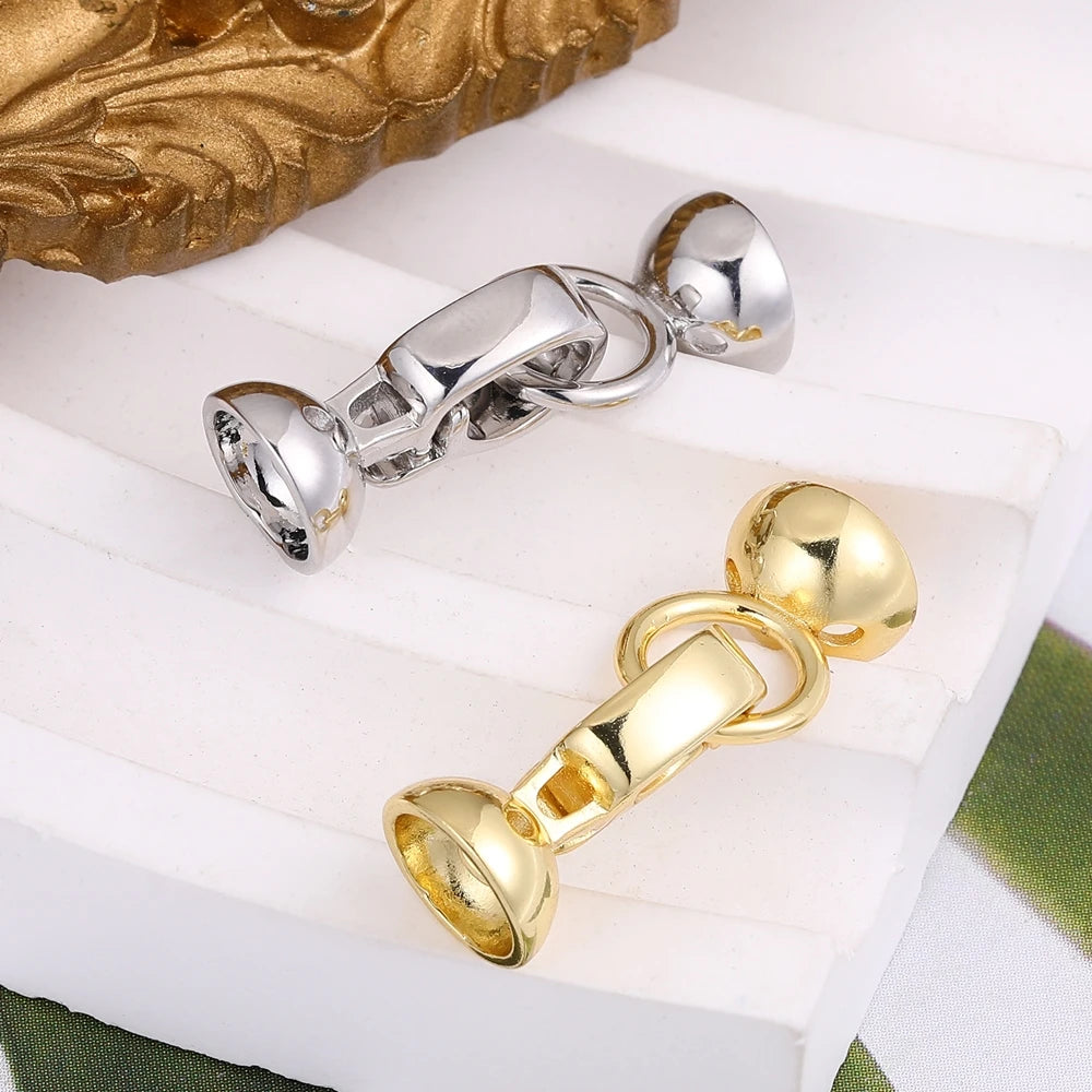Juya DIY Needlwork Bead Jewelry Making Accessories Decoration Pearls Fittings Luxury Connector Clousure Fastener Clasps Supplies