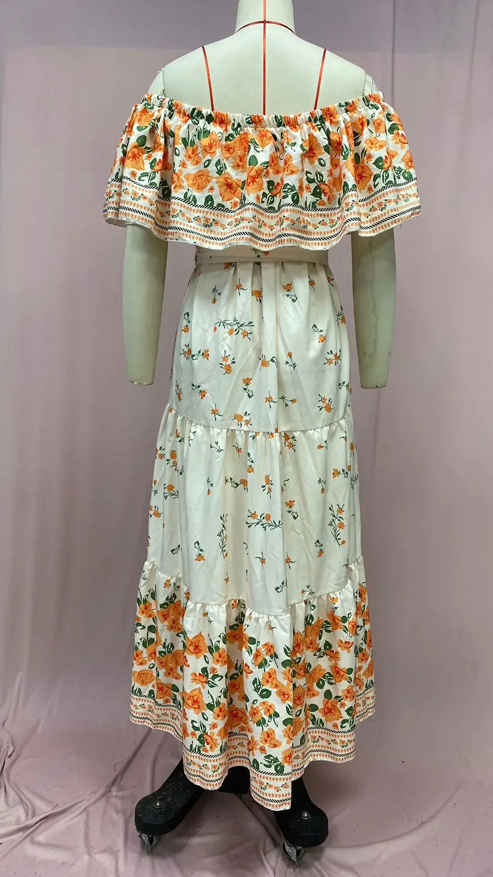 Boho Dress Women's One Shoulder Dress with Sexy and Fashionable Printed Long Style, Large Display, Summer New