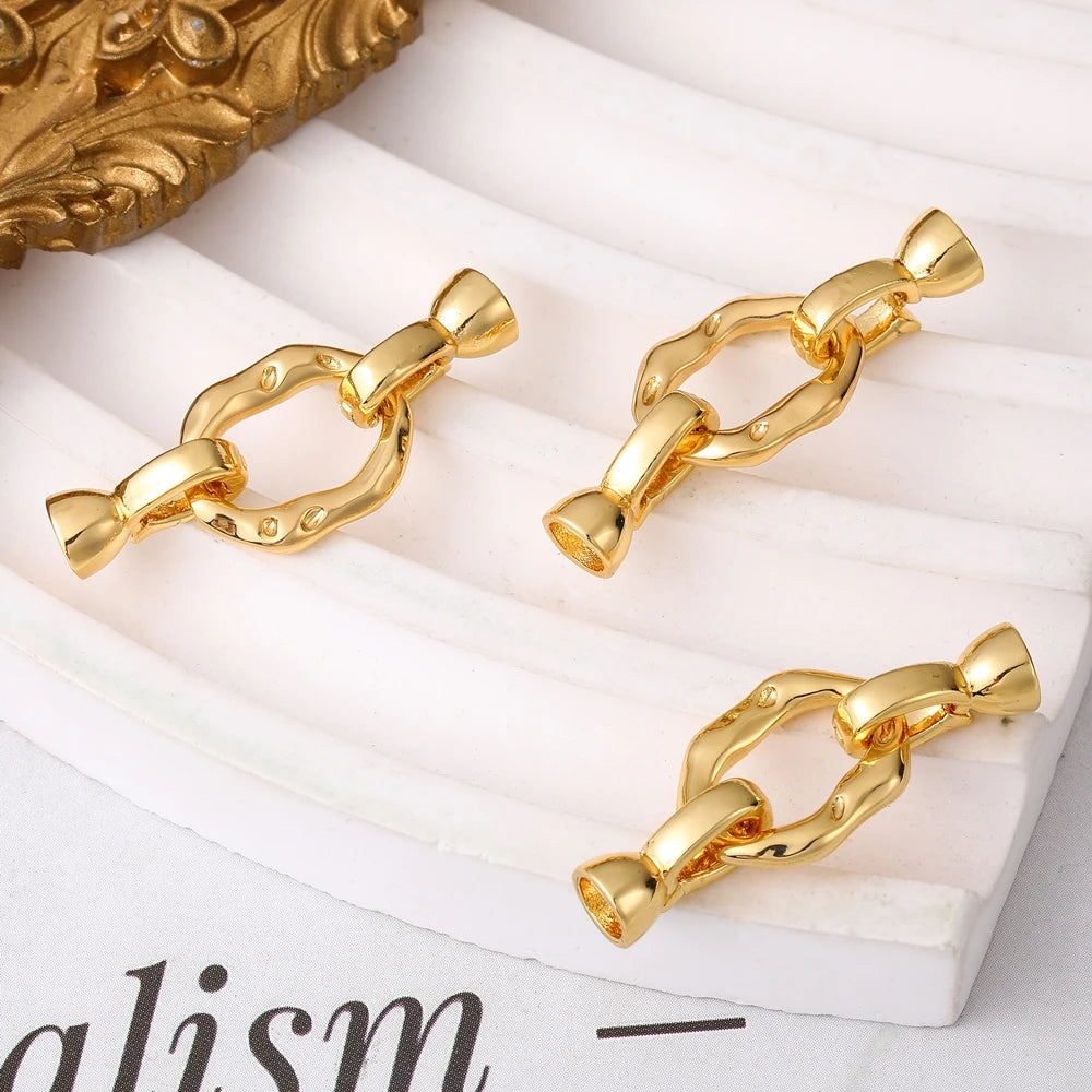 Juya DIY Needlwork Bead Jewelry Making Accessories Decoration Pearls Fittings Luxury Connector Clousure Fastener Clasps Supplies