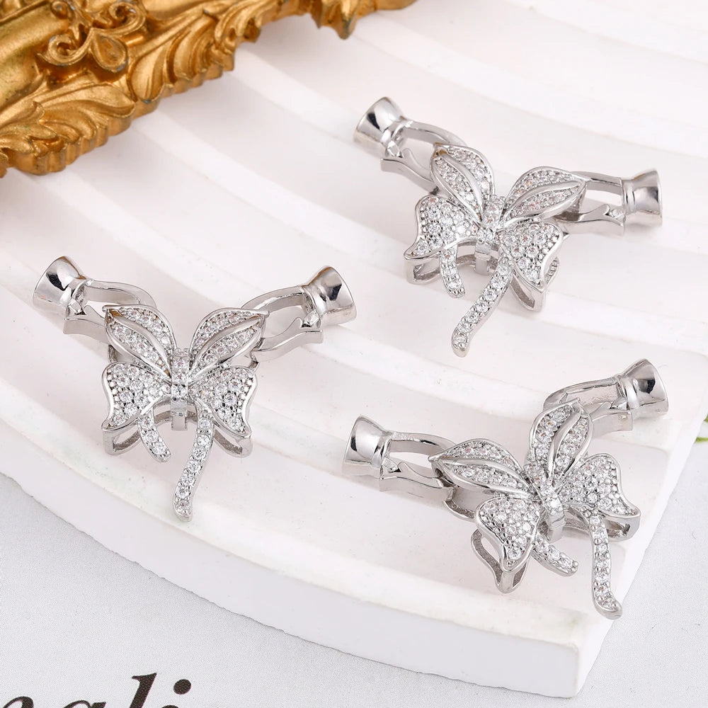 Juya DIY Needlwork Bead Jewelry Making Accessories Decoration Pearls Fittings Luxury Connector Clousure Fastener Clasps Supplies