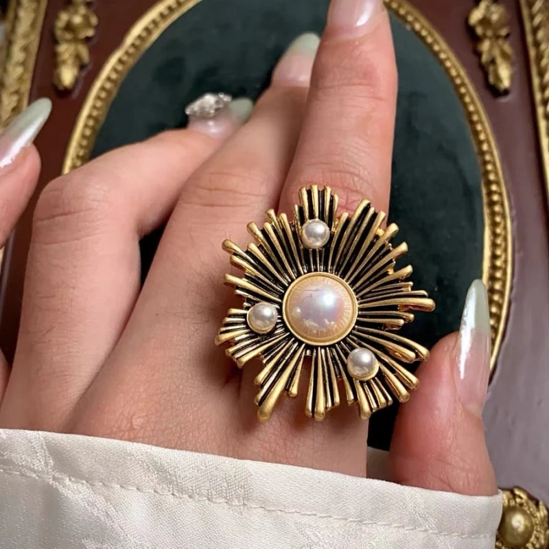 Trendy Jewelry Elegant Temperament Metal Flower Earrings For Women Female Gifts Delicate Design Ear Accessories Hot Selling