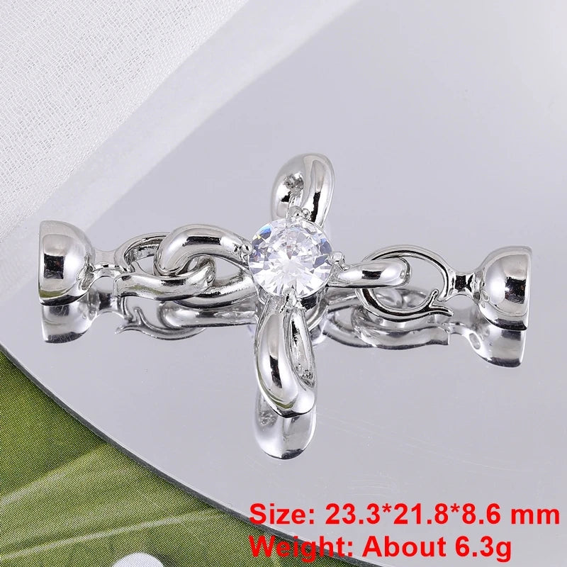 Juya DIY Needlwork Bead Jewelry Making Accessories Decoration Pearls Fittings Luxury Connector Clousure Fastener Clasps Supplies