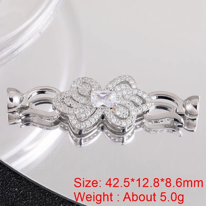 Juya DIY Needlwork Bead Jewelry Making Accessories Decoration Pearls Fittings Luxury Connector Clousure Fastener Clasps Supplies