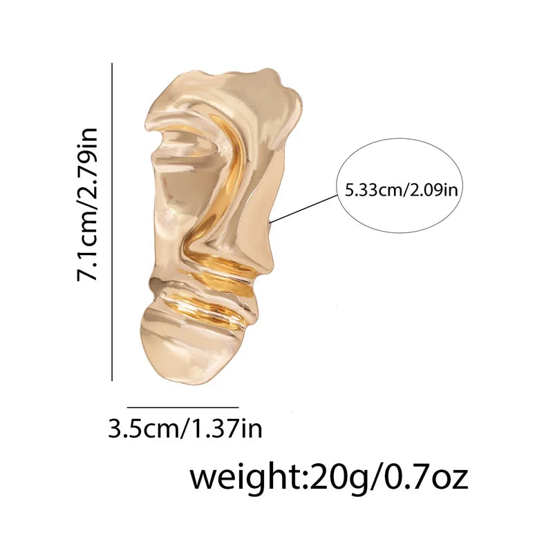 Light luxury, unique and cool style, creative design, irresistible temperament, facial mask, jewelry set