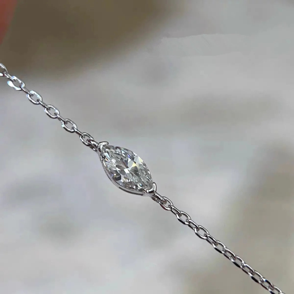 925 Sterling Silver Plating 14K Gold Exquisite Geometric Zircon Bracelet for Women Fashion Temperament Jewelry