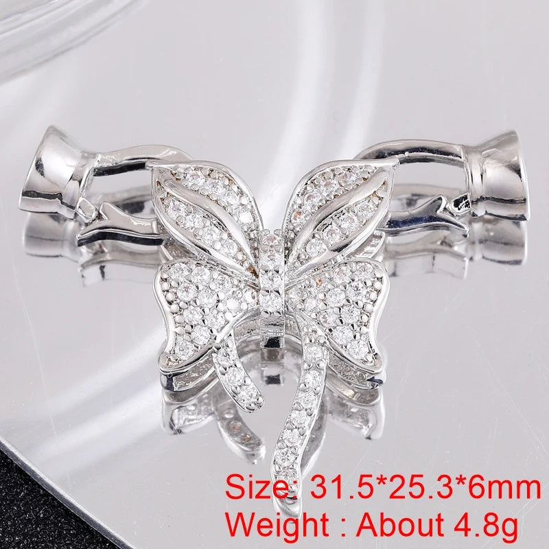 Juya DIY Needlwork Bead Jewelry Making Accessories Decoration Pearls Fittings Luxury Connector Clousure Fastener Clasps Supplies