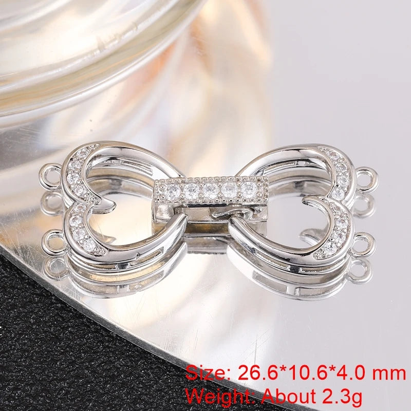 Juya DIY Needlwork Bead Jewelry Making Accessories Decoration Pearls Fittings Luxury Connector Clousure Fastener Clasps Supplies