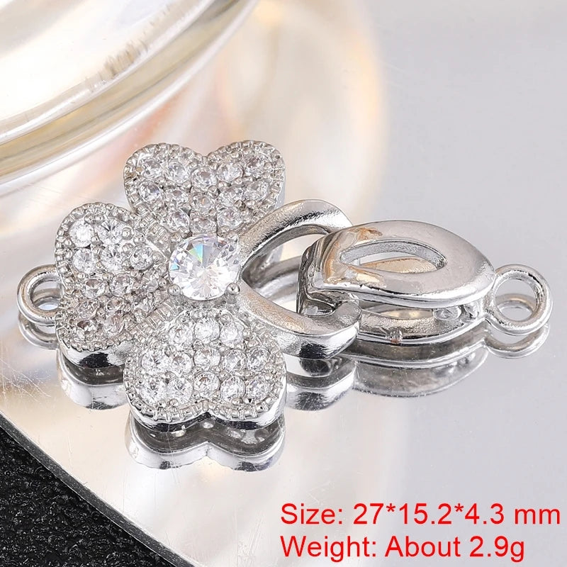 Juya DIY Needlwork Bead Jewelry Making Accessories Decoration Pearls Fittings Luxury Connector Clousure Fastener Clasps Supplies