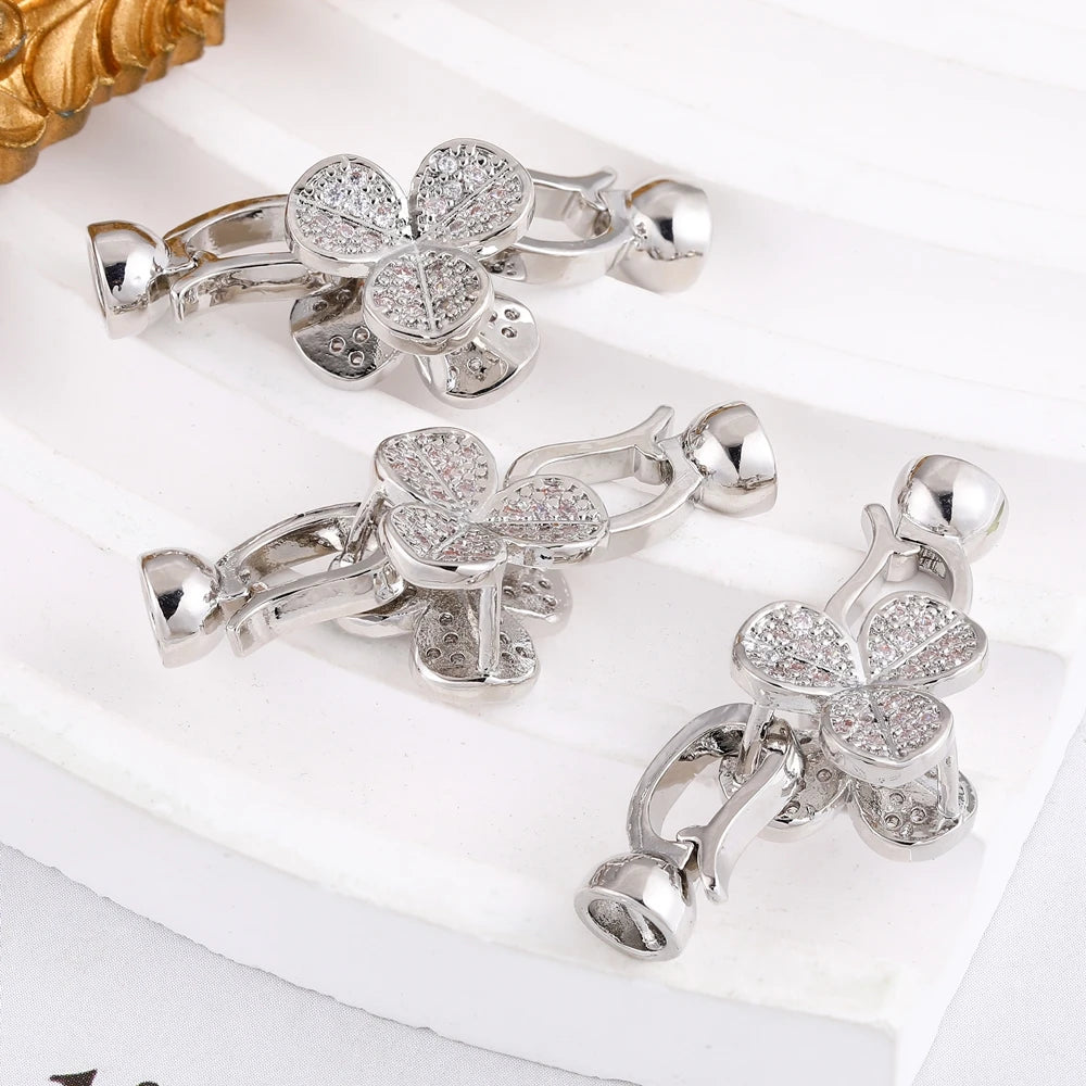 Juya DIY Needlwork Bead Jewelry Making Accessories Decoration Pearls Fittings Luxury Connector Clousure Fastener Clasps Supplies