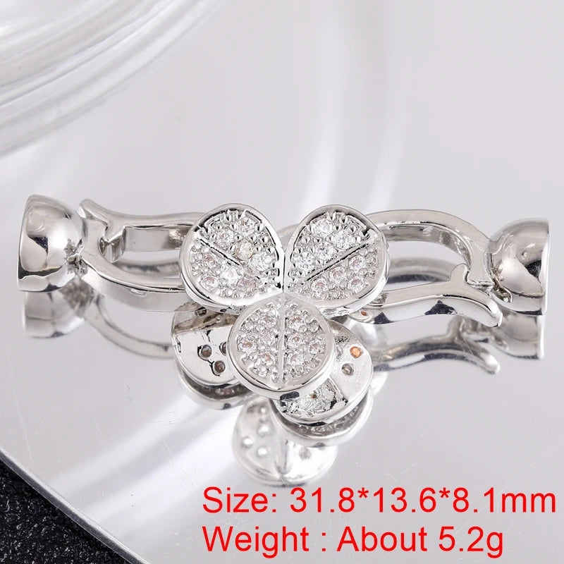 Juya DIY Needlwork Bead Jewelry Making Accessories Decoration Pearls Fittings Luxury Connector Clousure Fastener Clasps Supplies