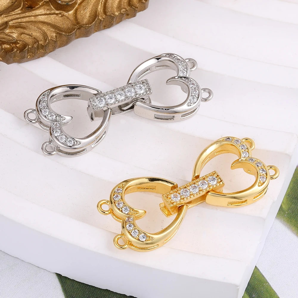 Juya DIY Needlwork Bead Jewelry Making Accessories Decoration Pearls Fittings Luxury Connector Clousure Fastener Clasps Supplies