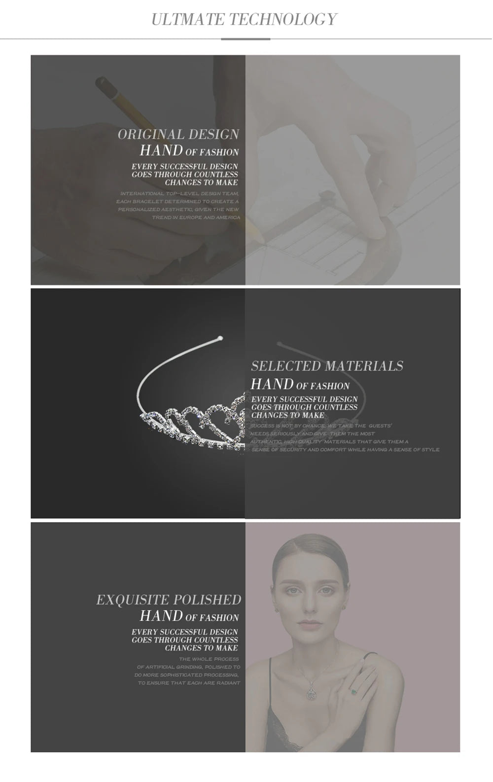 European and American Ladies' Fashionable and Shiny Necklaces, Earrings, Bracelets, Sets, Bridal Wedding Accessories and Gifts