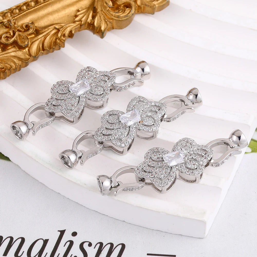 Juya DIY Needlwork Bead Jewelry Making Accessories Decoration Pearls Fittings Luxury Connector Clousure Fastener Clasps Supplies