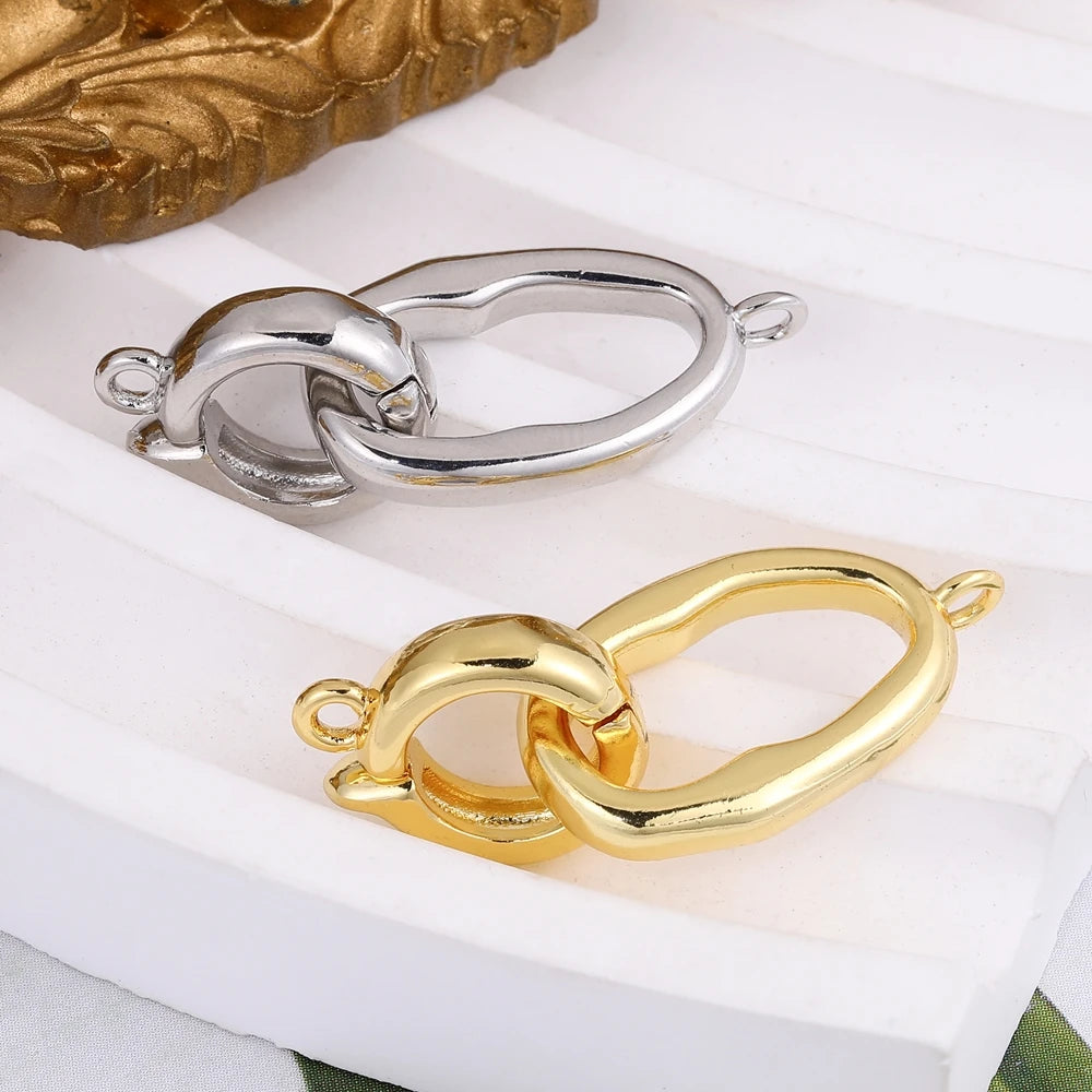 Juya DIY Needlwork Bead Jewelry Making Accessories Decoration Pearls Fittings Luxury Connector Clousure Fastener Clasps Supplies