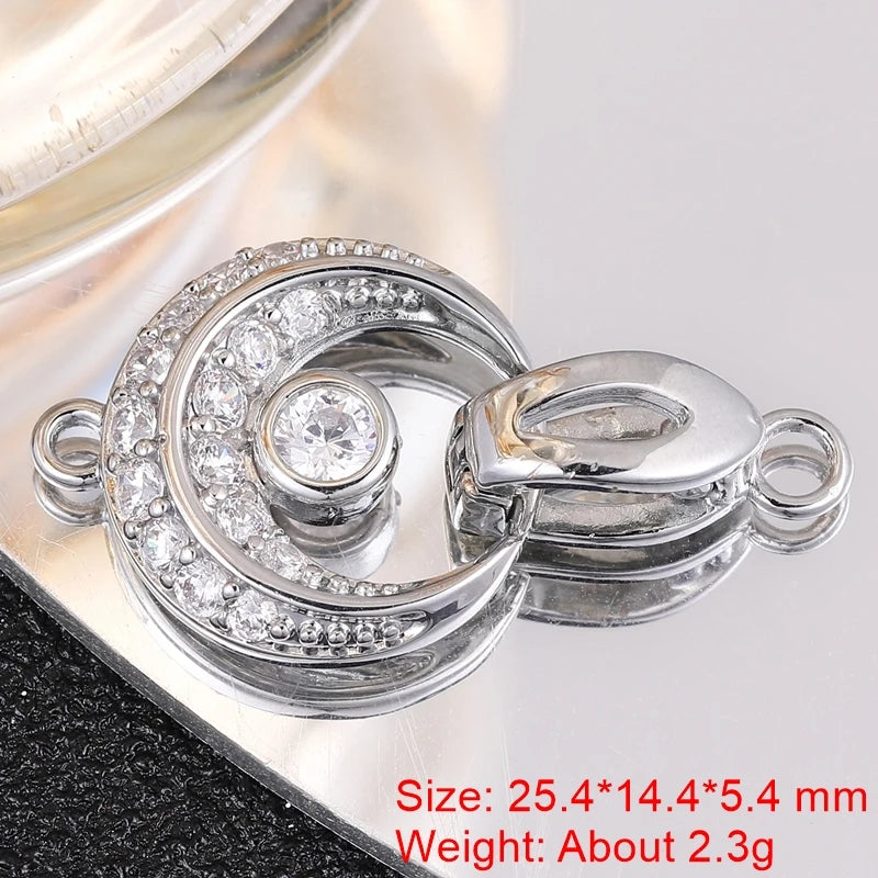 Juya DIY Needlwork Bead Jewelry Making Accessories Decoration Pearls Fittings Luxury Connector Clousure Fastener Clasps Supplies