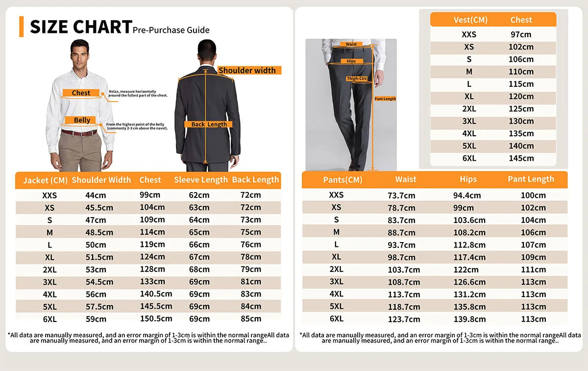 Formal Groom Wear 3 Piece (Blazer+ Vest + Pants) Men's Suit Fashion Business Gentleman Wedding Casual Plaid Cotton Linen Jacket