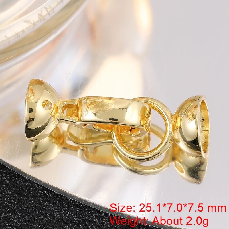 Juya DIY Needlwork Bead Jewelry Making Accessories Decoration Pearls Fittings Luxury Connector Clousure Fastener Clasps Supplies