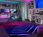 Gaming Room Rug Neon Gamer Carpet Living Room Bedroom Coffee Table Area Rug Home Decor Floor Mat Boys Girls Room Non-slip Mat