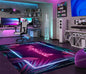 Gaming Room Rug Neon Gamer Carpet Living Room Bedroom Coffee Table Area Rug Home Decor Floor Mat Boys Girls Room Non-slip Mat