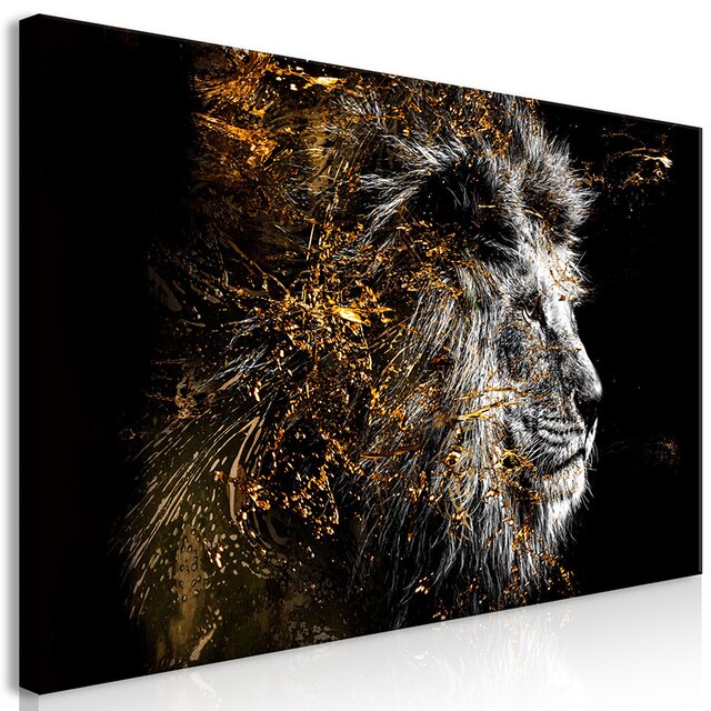 Abstract Lion Canvas Painting Print Street Graffiti Classic Animals Wall Art Posters Modern Pattern Wall Decoration Home Decor