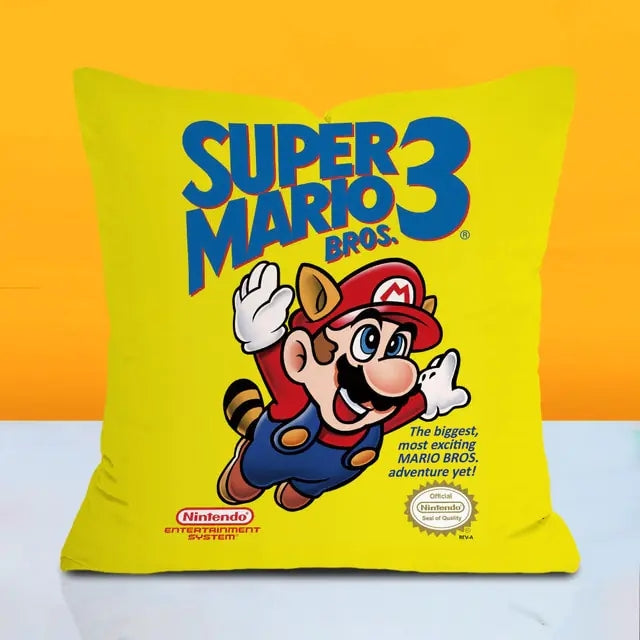 Super Mario Bros Pillow with Cover