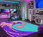 Gaming Room Rug Neon Gamer Carpet Living Room Bedroom Coffee Table Area Rug Home Decor Floor Mat Boys Girls Room Non-slip Mat