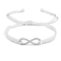 Infinity Charm Couple Bracelet