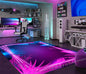 Gaming Room Rug Neon Gamer Carpet Living Room Bedroom Coffee Table Area Rug Home Decor Floor Mat Boys Girls Room Non-slip Mat