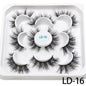 5 Pairs 25mm 3D Mink Lashes Bulk Russian Volume Fluffy Natural False Eyelashes Thick Dramatic Mink Eyelashes Wholesale maquiagem