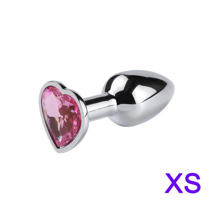 Mini Sexy Jelly Color Metal Anal Plug