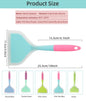 Silicone Spatula Cooking Utensils Beef Meat Egg Kitchen Scraper Wide Pizza Cooking Tools Shovel Non-stick Spatula Color Randomly