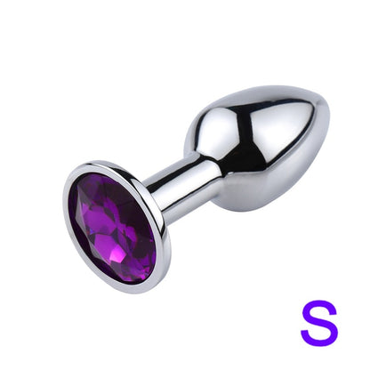 Mini Sexy Jelly Color Metal Anal Plug